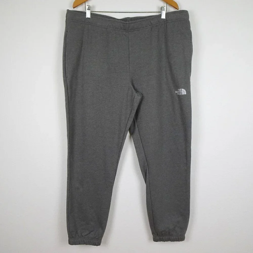 The North Face Jogger Sweatpants Men's Size 2XL Gray Elastic Waistband